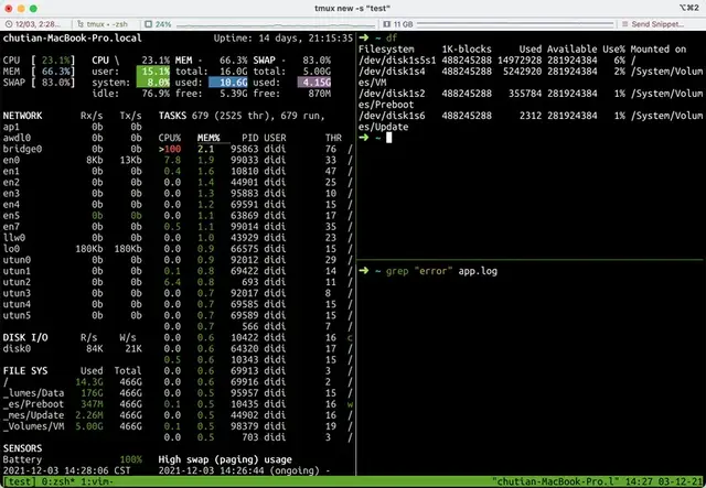 tmux-view